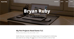 Desktop Screenshot of bryanruby.com
